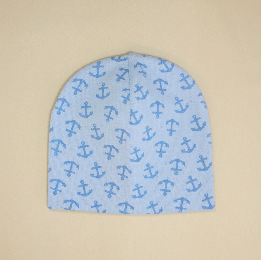 Blue Anchors NICU Hat