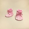 NICU Giraffe Pink cotton preemie baby booties socks