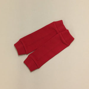 NICU Friendly red leg warmers preemie baby infant clothing