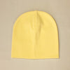yellow cotton baby hat no brim