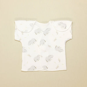cotton NICU Friendly Tee Best Preemie clothes Made in Canada by Itty Bitty Baby