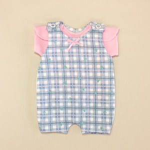 nicu adapted preemie baby overalls and shirt 