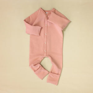 Bamboo playsuit in Barely Blush