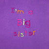 embroidered big sister shirt