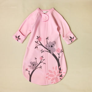 Pink koala wearable blanket summer cotton sleep sack 