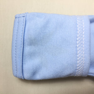 Blue koala wearable blanket summer cotton sleep sack fold over mitten cuff