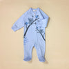 Blue Koala zipper footie baby clothes
