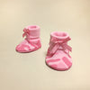 NICU Pink Camo cotton preemie baby booties socks