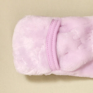 Jungle Plush Winter Warmth Sleep Sack Preemie Baby Lilac Fold Over Cuffs