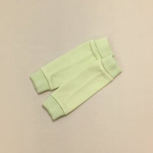 NICU Friendly green leg warmers preemie baby