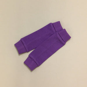 NICU Friendly purple leg warmers preemie baby infant clothing