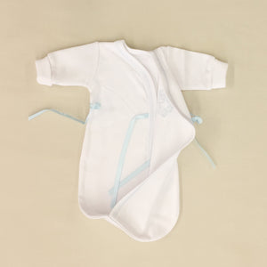 Loved Bereavement Preemie Baby Burial Gown Blue Made in Canada