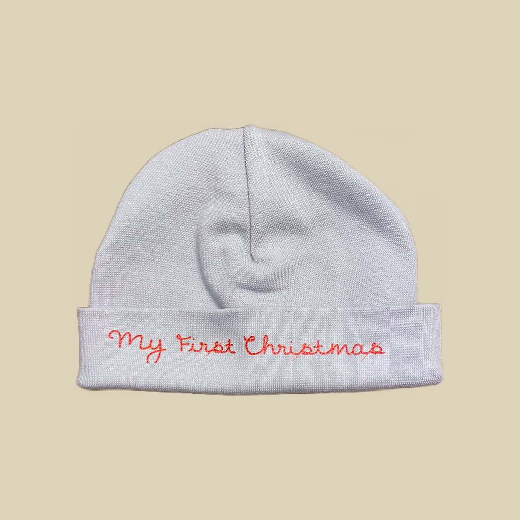 My First Christmas Infant Hat